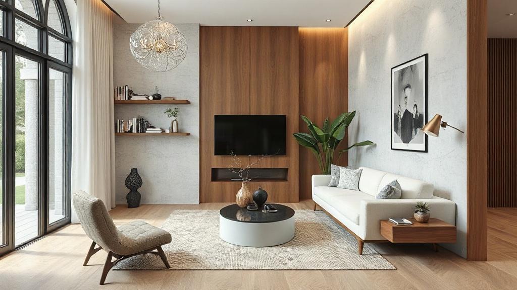 Wohntrends im modernen Design.. Materialien, die man sehen und fühlen will