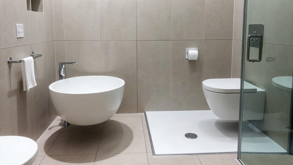 Fugenlose Bäder mit Mikrozement – Verarbeitung und Versiegelung. Details im Alltag: Boden, Dusche, Wandflächen und Kanten